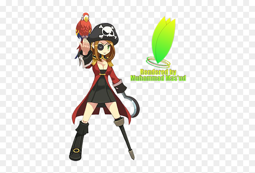 Captain Female Lost Saga, HD Png Download - captain hook png