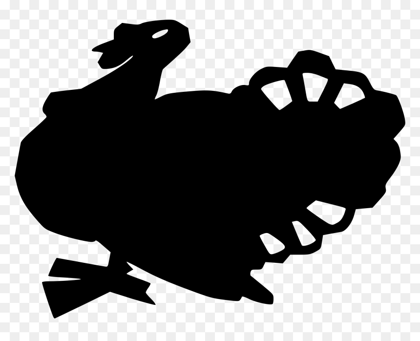 Logo Silhouette Turkey Drawing Clip Art - Clip Art, HD Png Download - turkey silhouette png