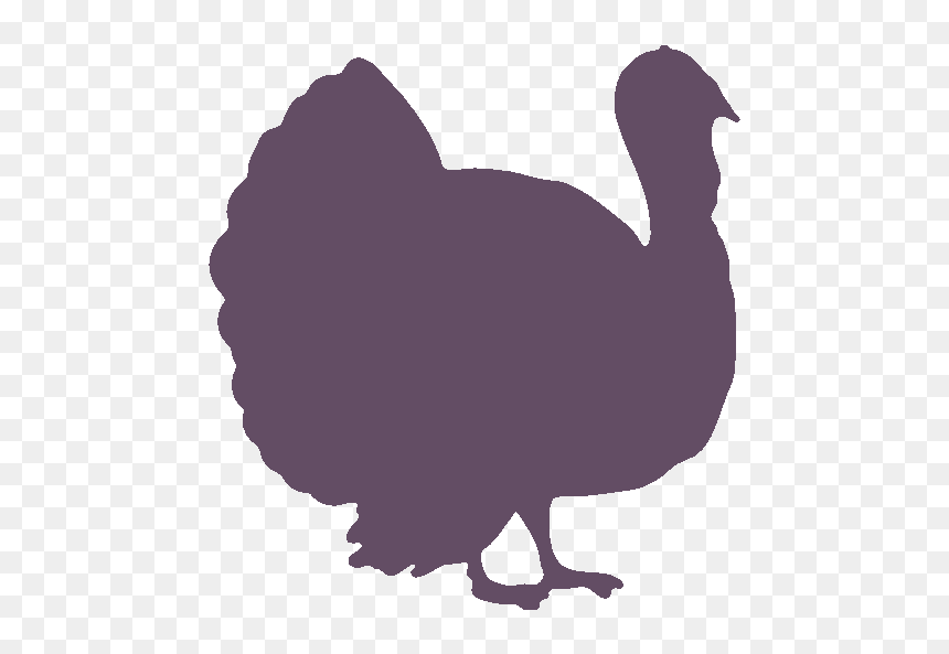 Turkey Silhouette Png, Transparent Png - turkey silhouette png