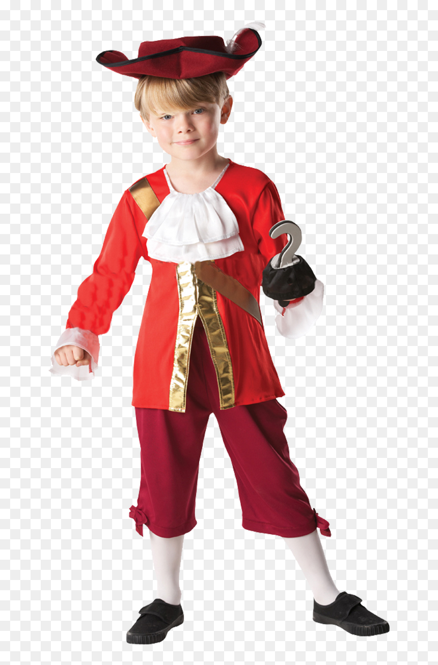 Boys Captain Hook Costume - Book Parade Costume For Boys, HD Png Download - captain hook png