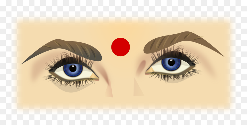 Iris,close Up,eye - Bindi Clipart, HD Png Download - eye drawing png