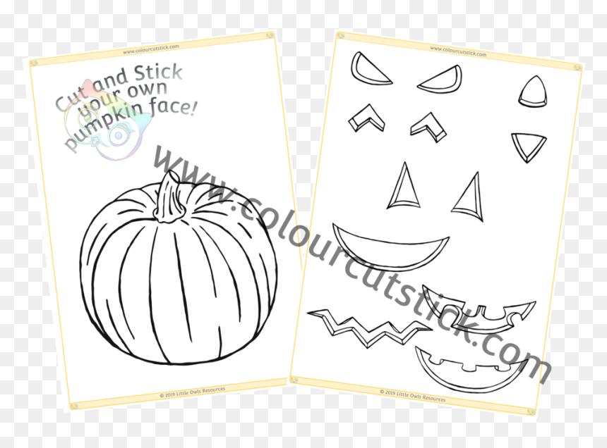 Click On Images Below For Direct Link To Our Www - Drawing, HD Png Download - halloween pumpkins png
