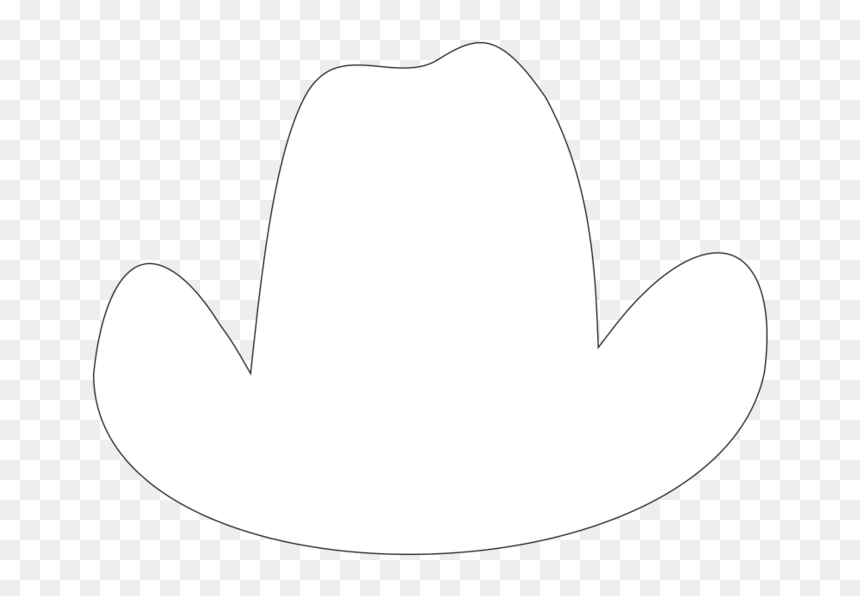 Cowboy Hat Clipart Pioneer - Line Art, HD Png Download - cowboy hat clipart png