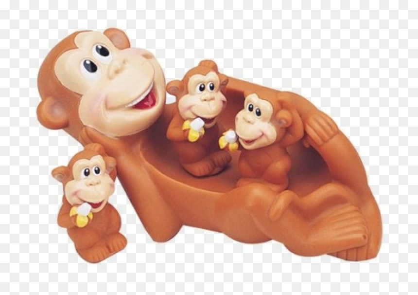 Image Of Monkey Floatie Family Bathtub Toys - Monkey Bath Toy, HD Png Download - floatie png