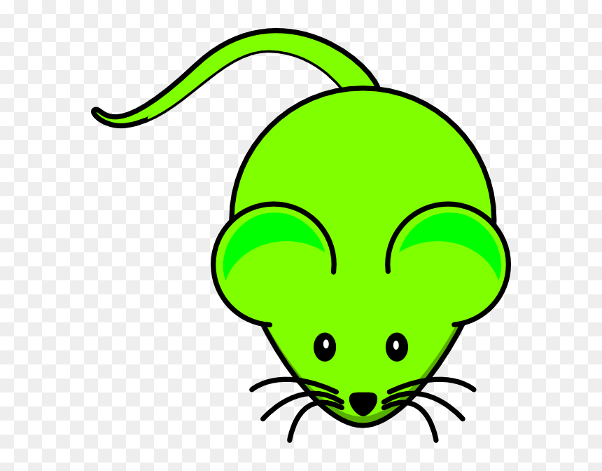 Green Mouse Svg Clip Arts - Blue Mouse Clipart, HD Png Download - mouse clipart png