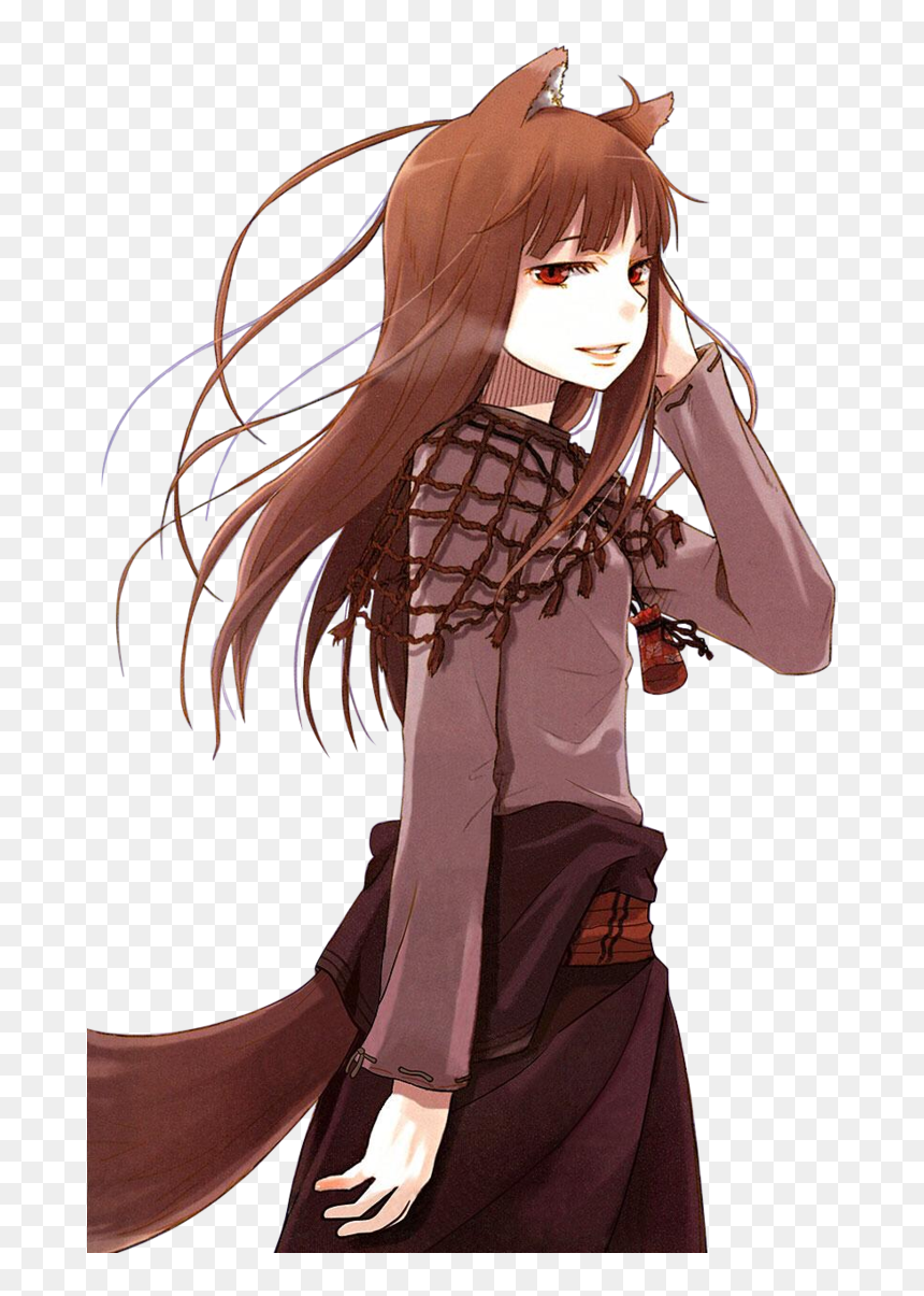 Spice And Wolf Png Free Download - Holo Background Spice And Wolf, Transparent Png - anime wolf png
