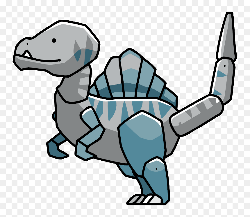 Scribblenauts Spinosaurus - Dinosaur Scribblenauts, HD Png Download - spinosaurus png