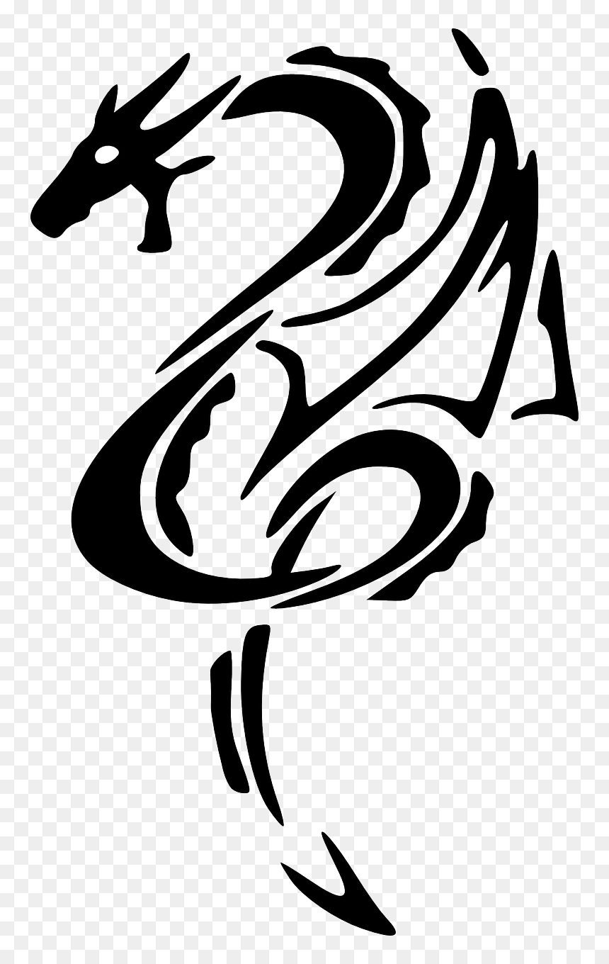 Tribal Small Dragon, HD Png Download - mystic png