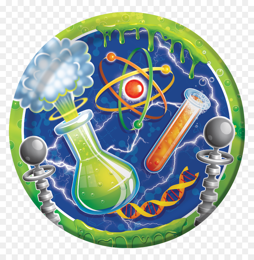 Mad Scientist Party Supplies Uk , Png Download - Mad Scientist Paper Plates, Transparent Png - mad scientist png