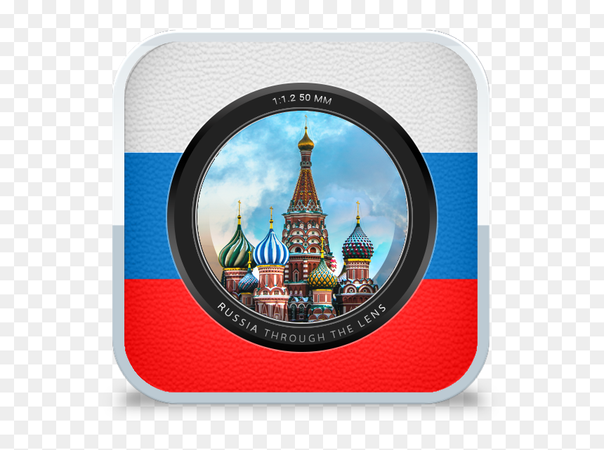 Russia Through The Lens - Saint Basil's Cathedral, HD Png Download - soviet union flag png