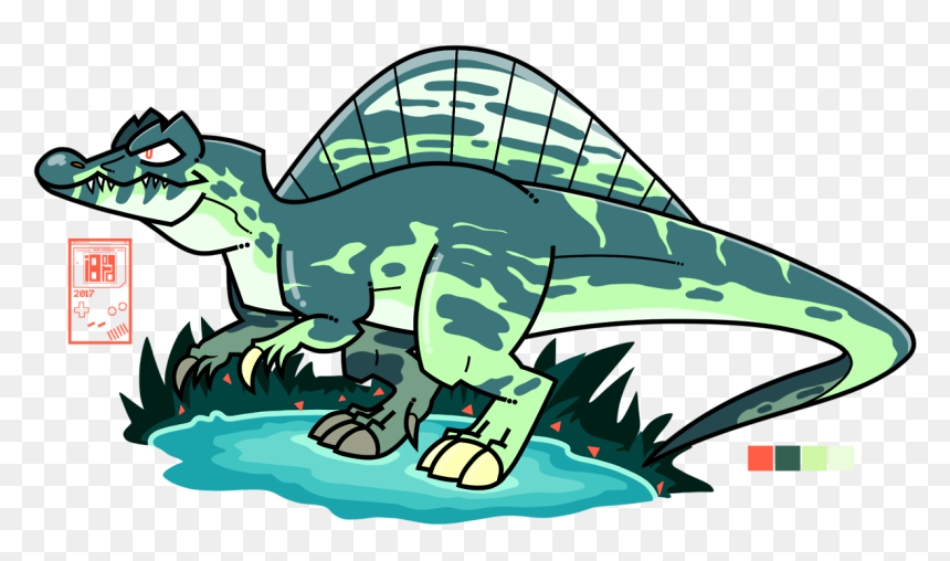 Spinosaurus
a Lil’ Something Fun For Week One Of Dinoctober - Illustration, HD Png Download - spinosaurus png