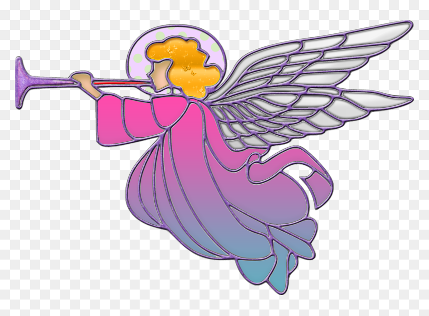 Angel, Celestial, Mystic, Wing, Religion, Figure, Hope - Malaikat Pake Terompet Png, Transparent Png - mystic png