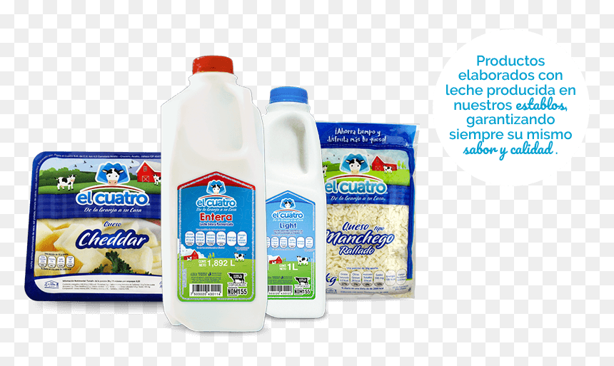 Leche Posta El 4, HD Png Download - cuatro png