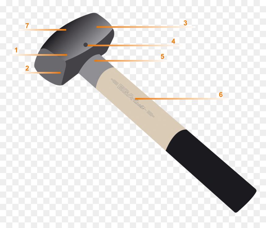 Herramienta De Golpe Dibujo, HD Png Download - martillo png