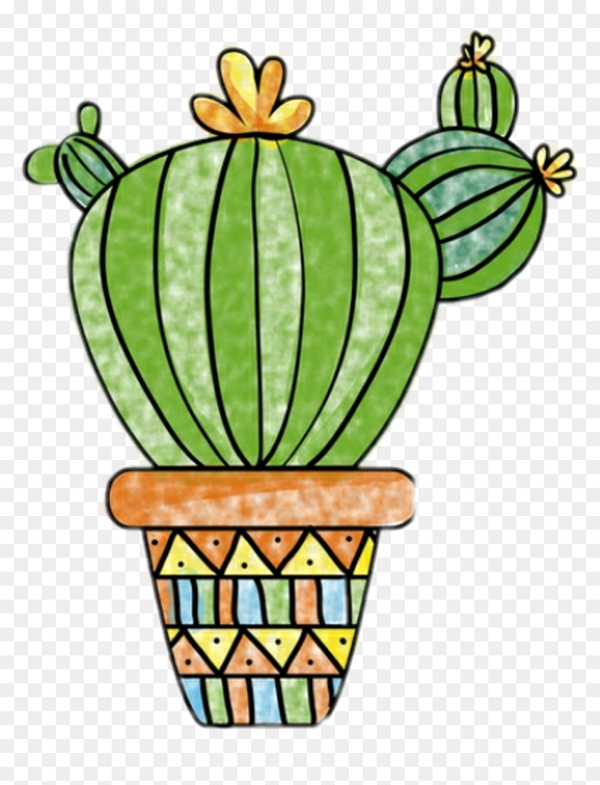 Watercolor Cactus Png Clipart Transparent Png , Png - Cactuses Watercolor Png, Png Download - watercolor cactus png