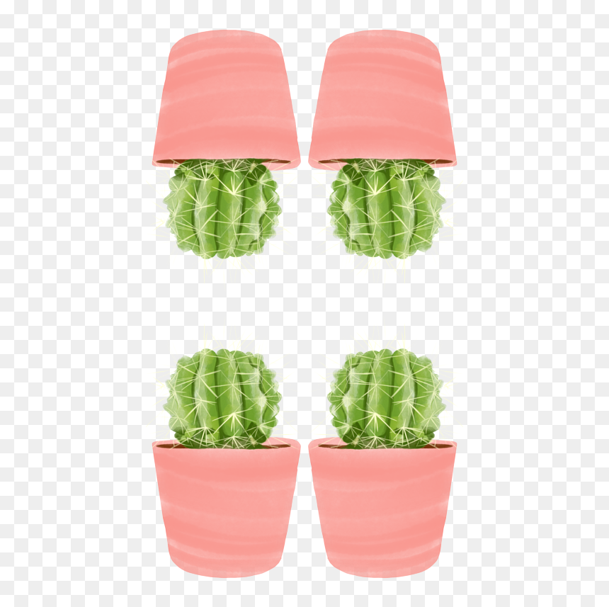 Flowerpot, HD Png Download - watercolor cactus png