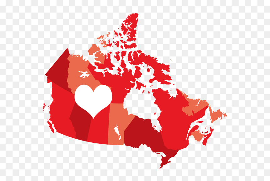 Giv3-map - Map Of Canada Icon, HD Png Download - canada map png