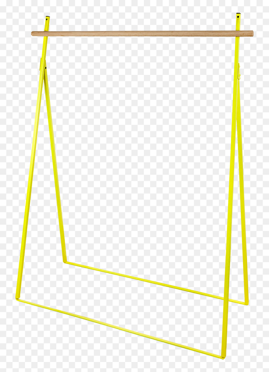 Yaco Studio Clothing Rack Yellow Yourhanger - Swing, HD Png Download - clothing rack png