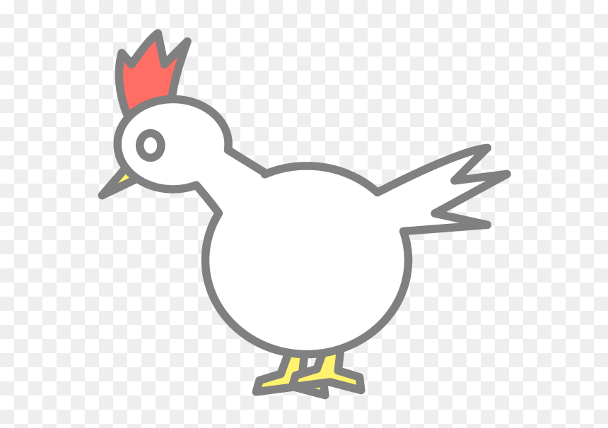 Transparent Chicken Icon Png - Cartoon, Png Download - chicken icon png