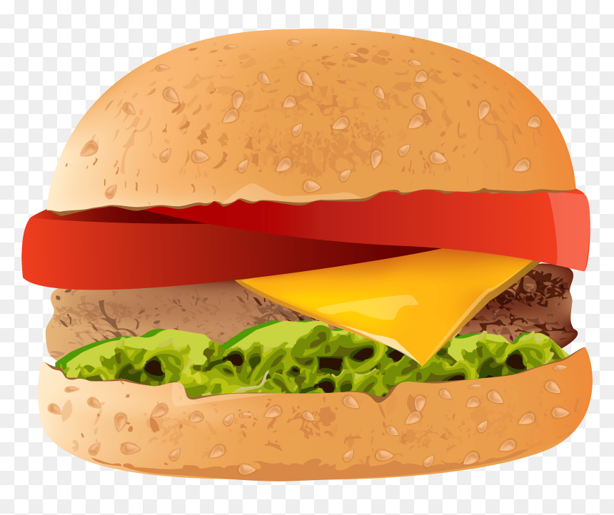 Hamburger Png Clip Art Image - صورة همبرغر Png, Transparent Png - hamburger.png
