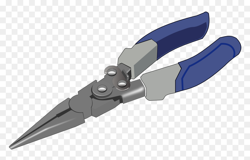 Pliers Hand Tool Download Nipper - Plier Clipart, HD Png Download - tools clipart png