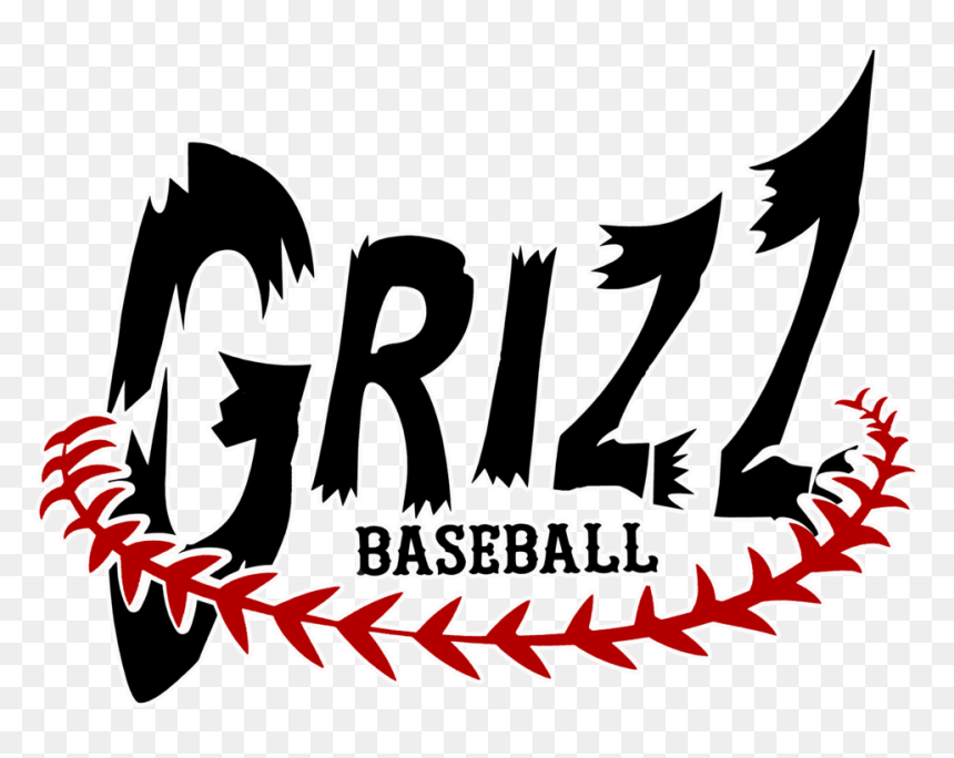 Official Gj Grizz Logo With White Outline - Grizz, HD Png Download - baseball outline png