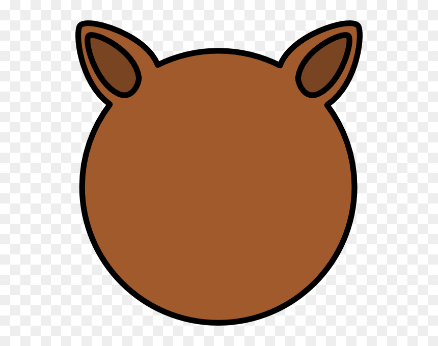 Transparent Ears Clipart - Rilakkuma Stickers, HD Png Download - neko ears png