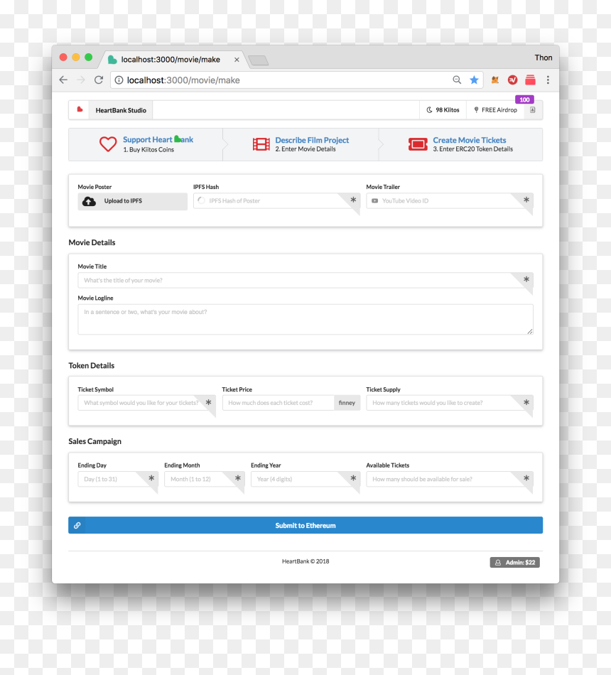 Metasfresh Erp, HD Png Download - blank movie ticket png