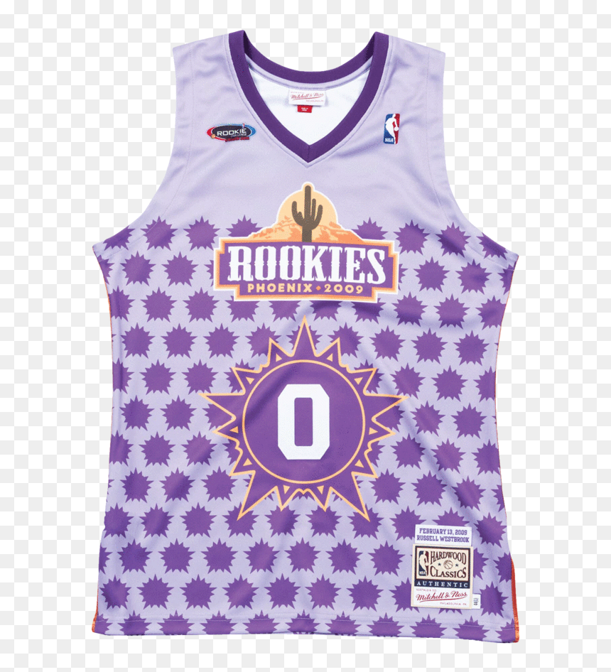 Mitchell & Ness "russell Westbrook - Russell Westbrook Rookie Jersey, HD Png Download - russel westbrook png