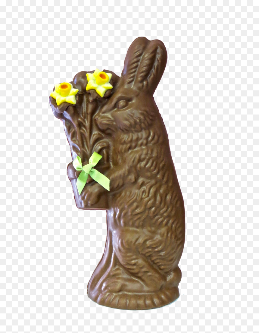 Transparent Chocolate Bunny Png - Bronze Sculpture, Png Download - chocolate bunny png