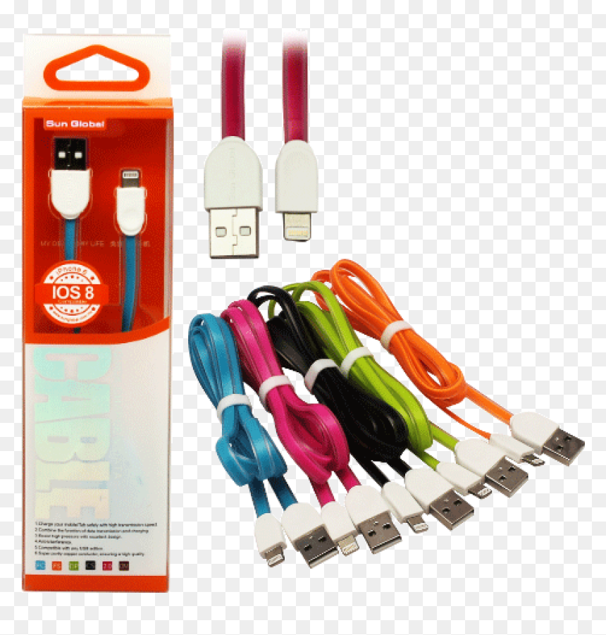 Usb Cable, HD Png Download - iphone charger png
