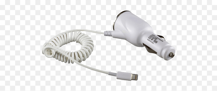 Carregador De Carro Iphone, HD Png Download - iphone charger png