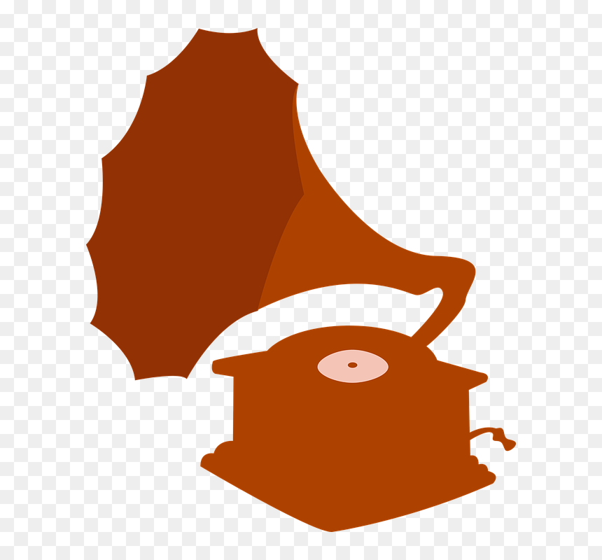 Phonograph, Horn, Record Player, Record, Music - Grammofon Png, Transparent Png - phonograph png