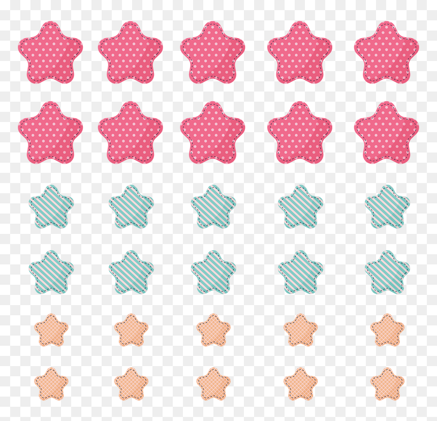 Transparent Estrellitas Png - Plantilla Copos De Nieve, Png Download - estrellitas png
