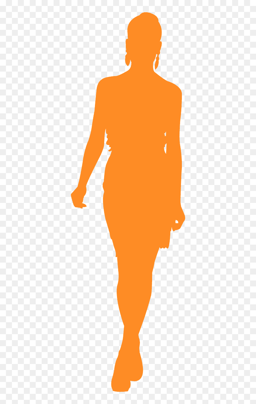 Illustration, HD Png Download - fashion silhouette png