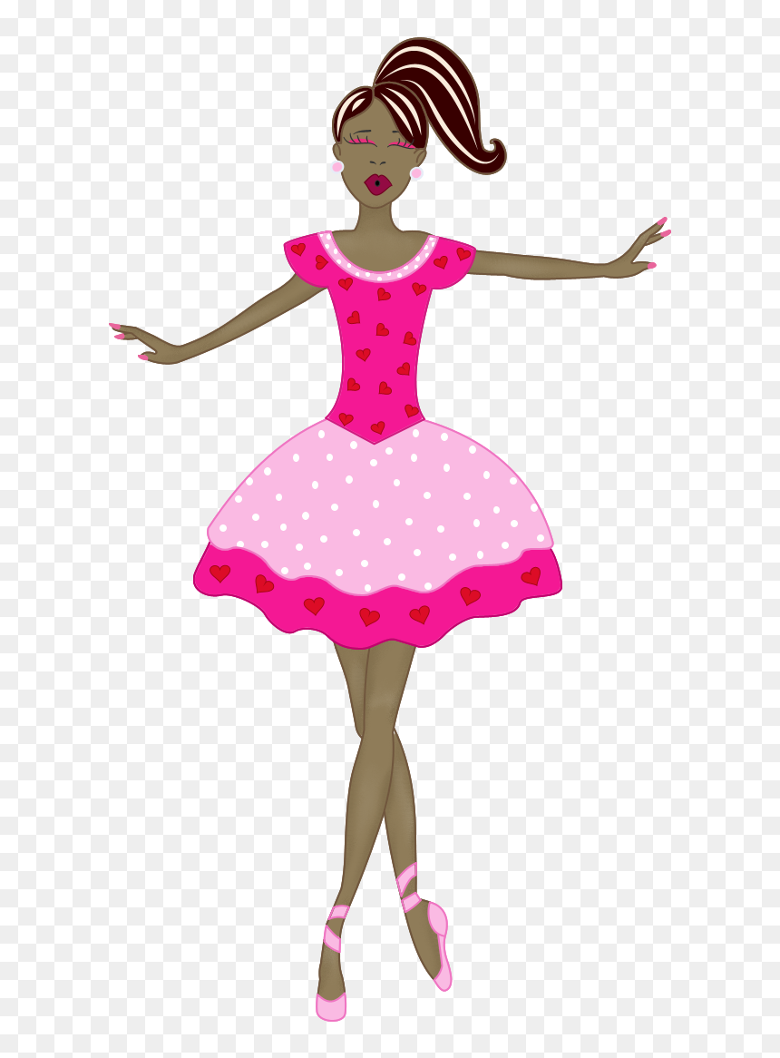 Collection Of Free Fashion Drawing Ballerina Download - Clipart Ballerina Transparent Pink, HD Png Download - fashion silhouette png