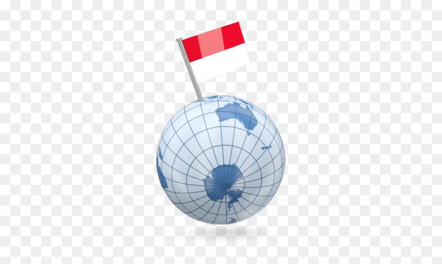 Earth With Flag Pin - Earth With Canada Flag, HD Png Download - earth png icon