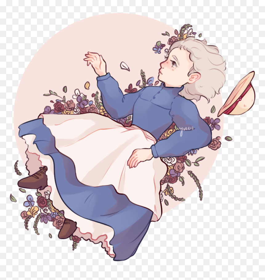 Sophie From Howl’s Moving Castle For @loseyourprettycoloring - Howl's Moving Castle Sophie Art, HD Png Download - howl's moving castle png