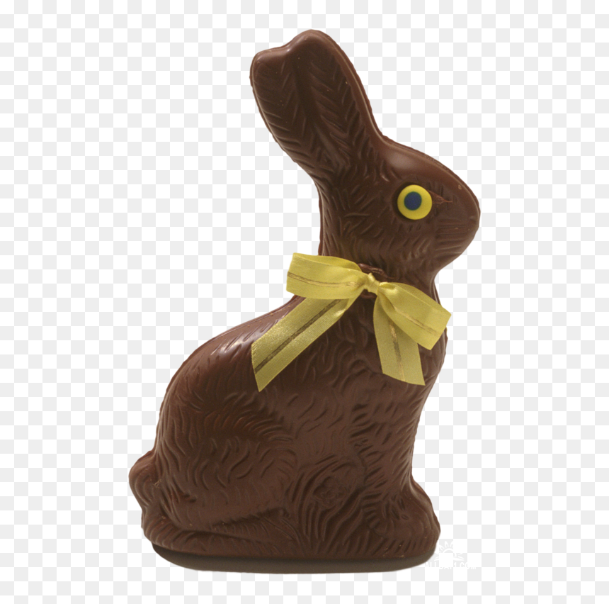 Easter Bunny Hare Chocolate Bunny Rabbit - Chocolate Bunny, HD Png Download - chocolate bunny png