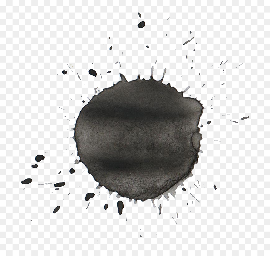 Background Watercolor Splash Black, HD Png Download - chocolate dripping png