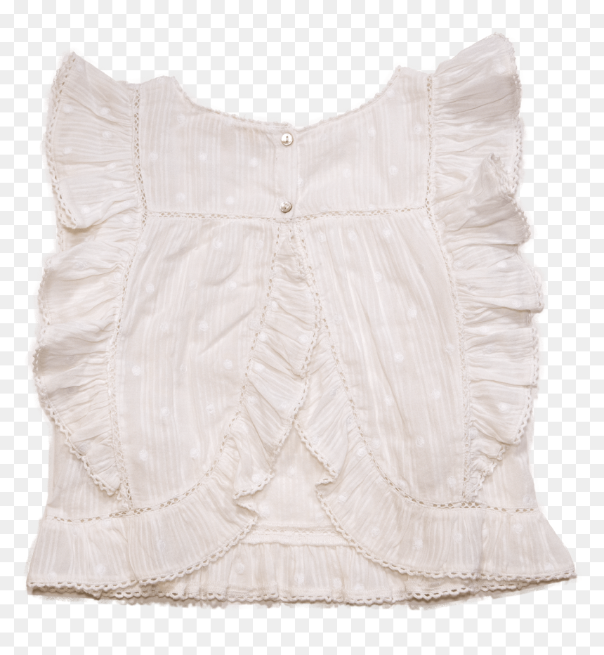 Blouse, HD Png Download - lace trim png