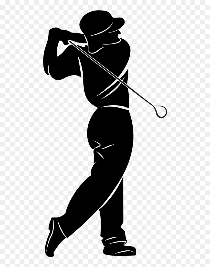 Pitch And Putt, HD Png Download - golfer silhouette png