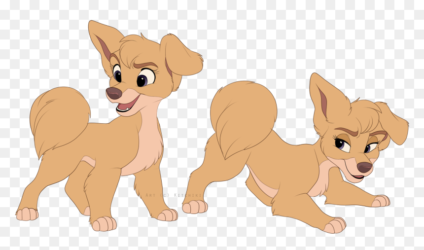 Lady And The Tramp Ii Wallpaper Entitled Image - Lady And The Tramp Fan Art, HD Png Download - lady and the tramp png