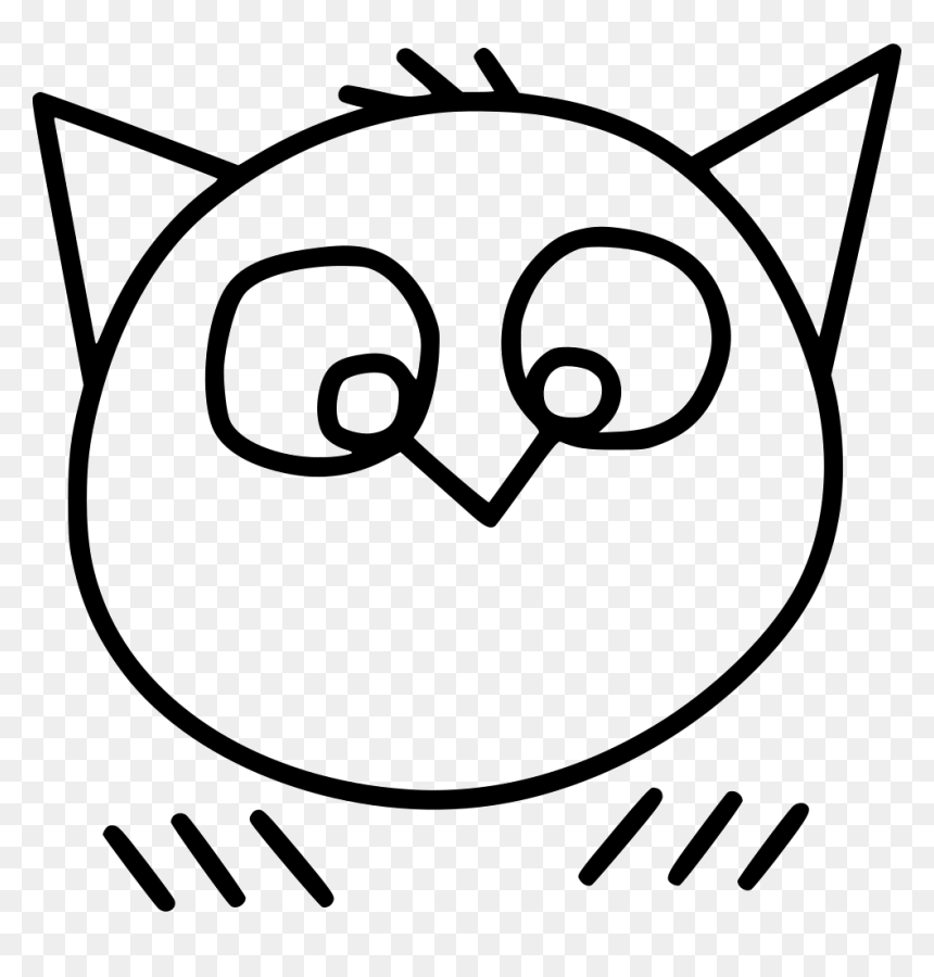 Owl Horror Evil Spooky Night Bird - Circle, HD Png Download - horror face png