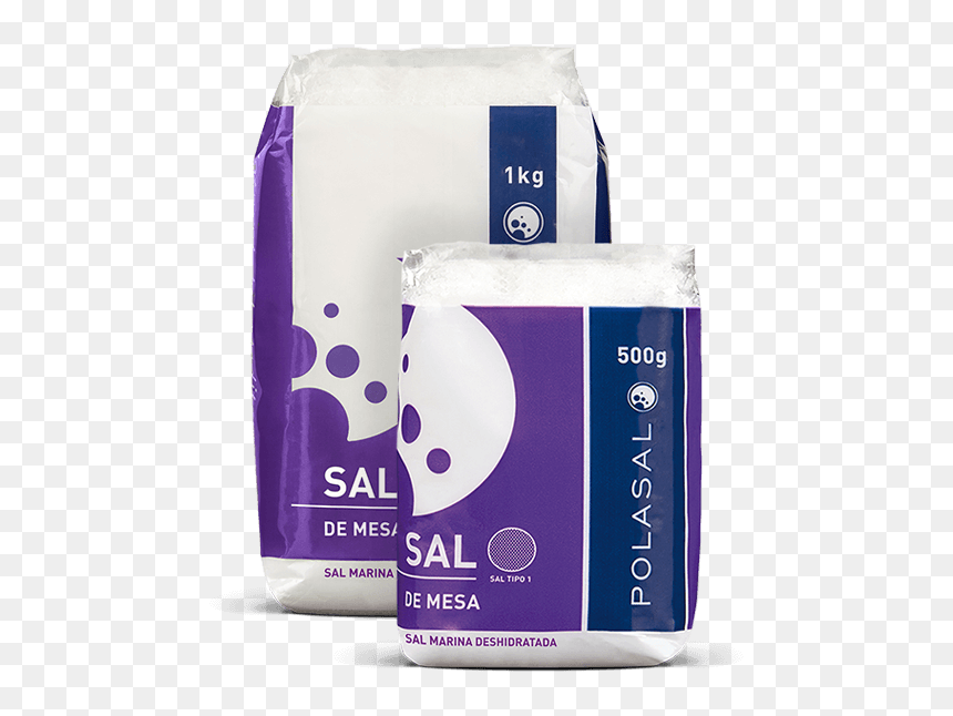 Paquete Sal Tipo 1 1kg Y 500g Polasal - Sal Packaging, HD Png Download - sal png