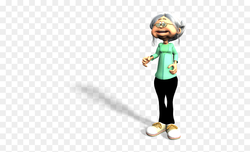 Grandma Ver2 02 - Cartoon, HD Png Download - granny png