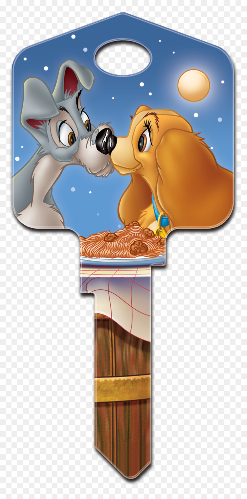 D73- Lady & The Tramp - Lady And The Tramp Split Keyring, HD Png Download - lady and the tramp png
