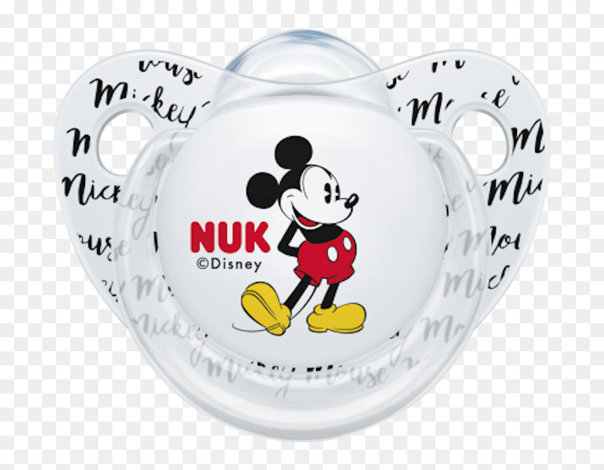Nuk Disney Mickey Mouse Pacifier Soother 0-6 Months, HD Png Download - baby mickey mouse png