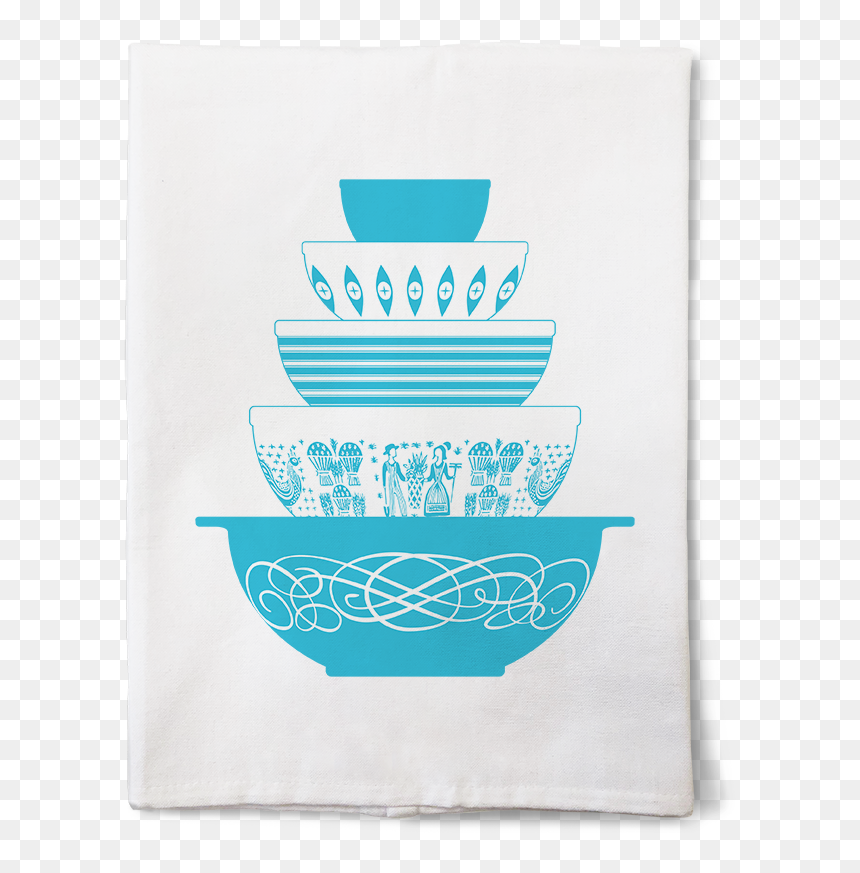 Teatowel Blue, HD Png Download - pyrex png
