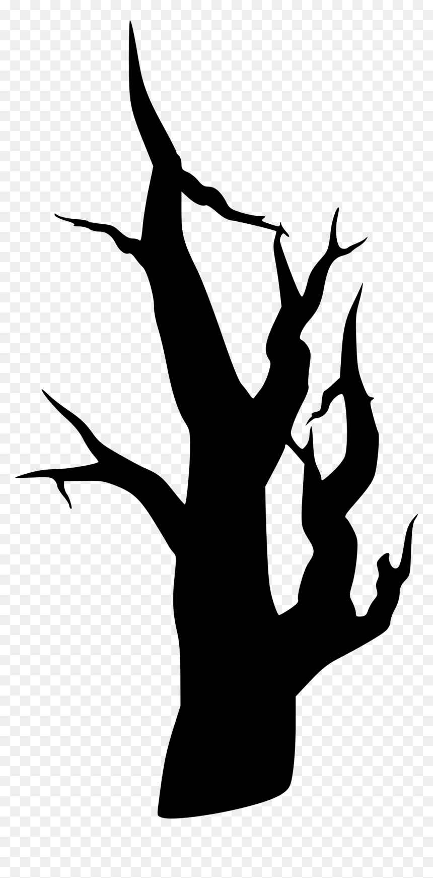 Dead Tree Clip Arts - Dead Tree Clip Art, HD Png Download - dead tree silhouette png